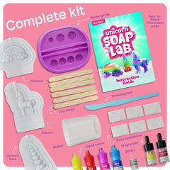 Dan&Darci soap molds unicorn rainbow for colorful crafting.