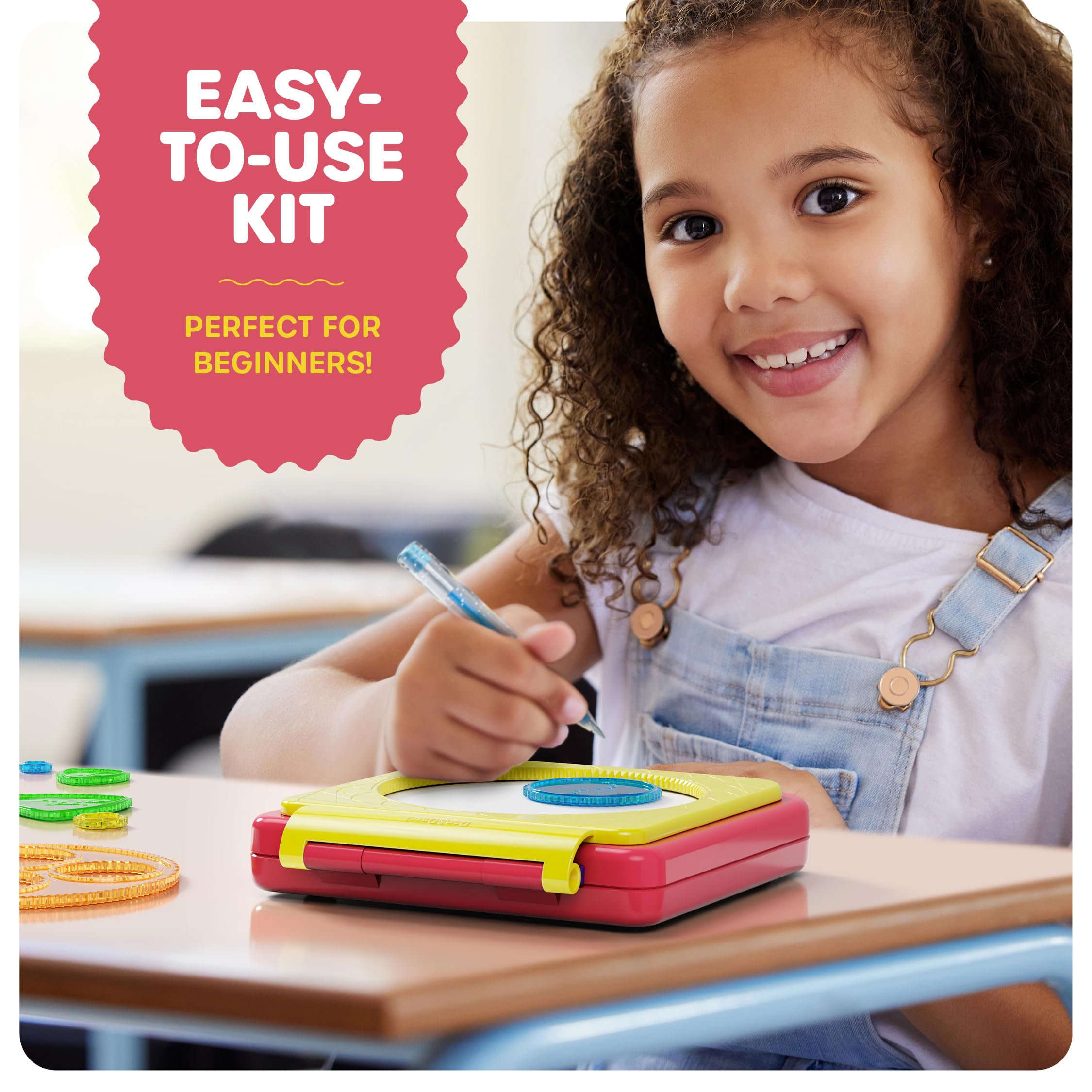 Dan-Darci Spiral Art Kit vibrant gel pens for bold designs.