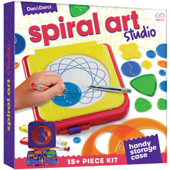 Dan-Darci Spiral Art Kit sample designs showing possible spirals