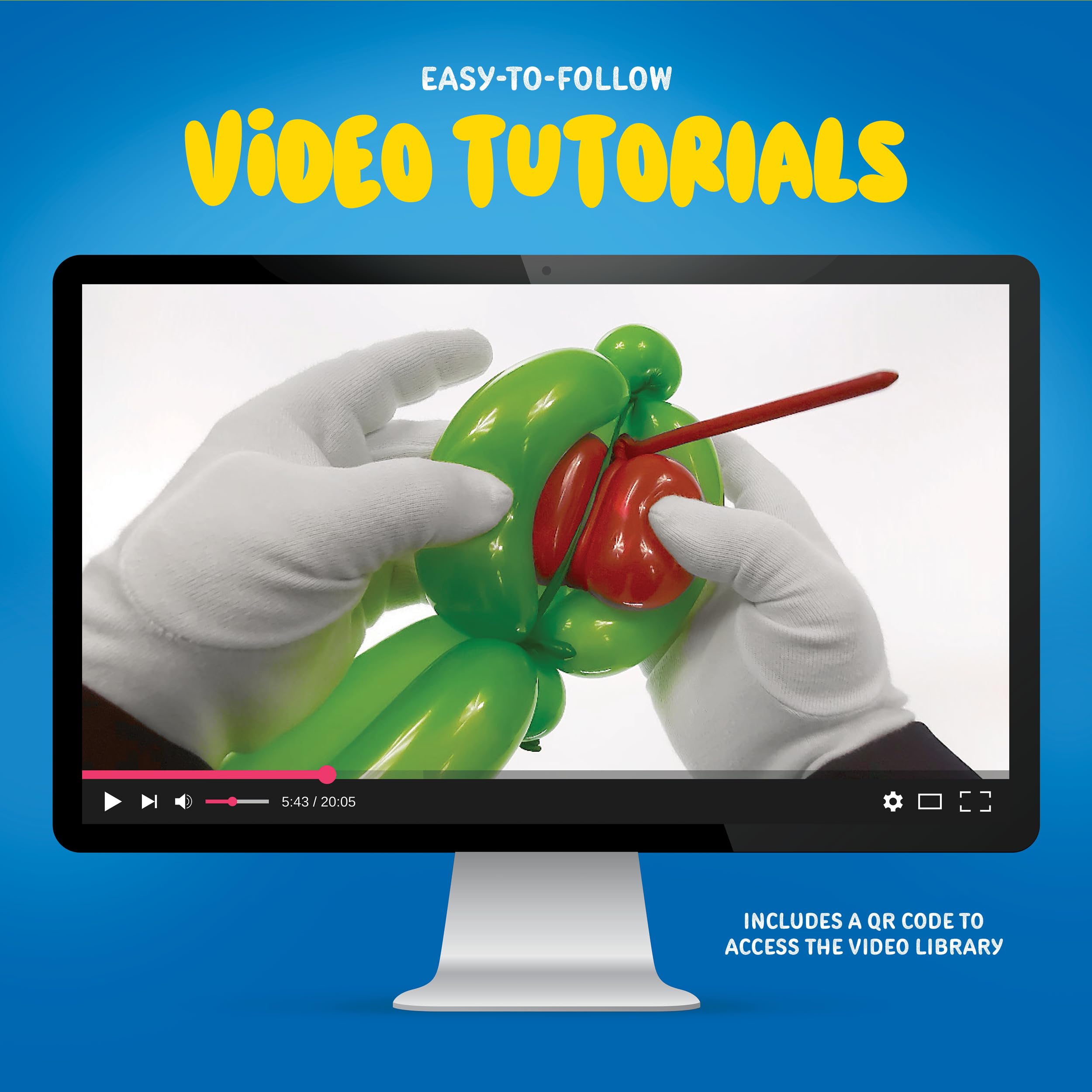 Dan&Darci video tutorials help children master each balloon design.
