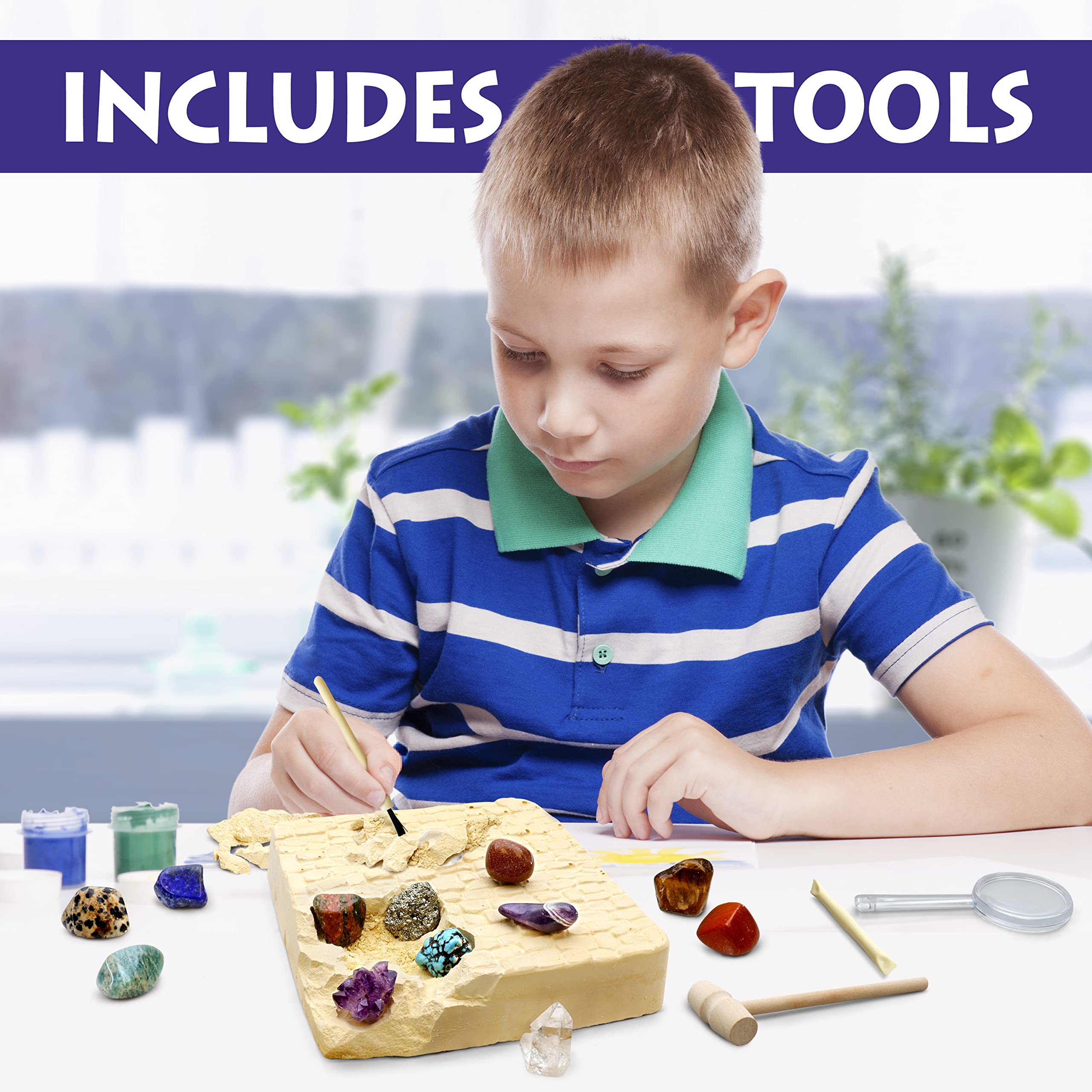 DANCING BEAR amethyst crystal inspires tactile geology exploration.