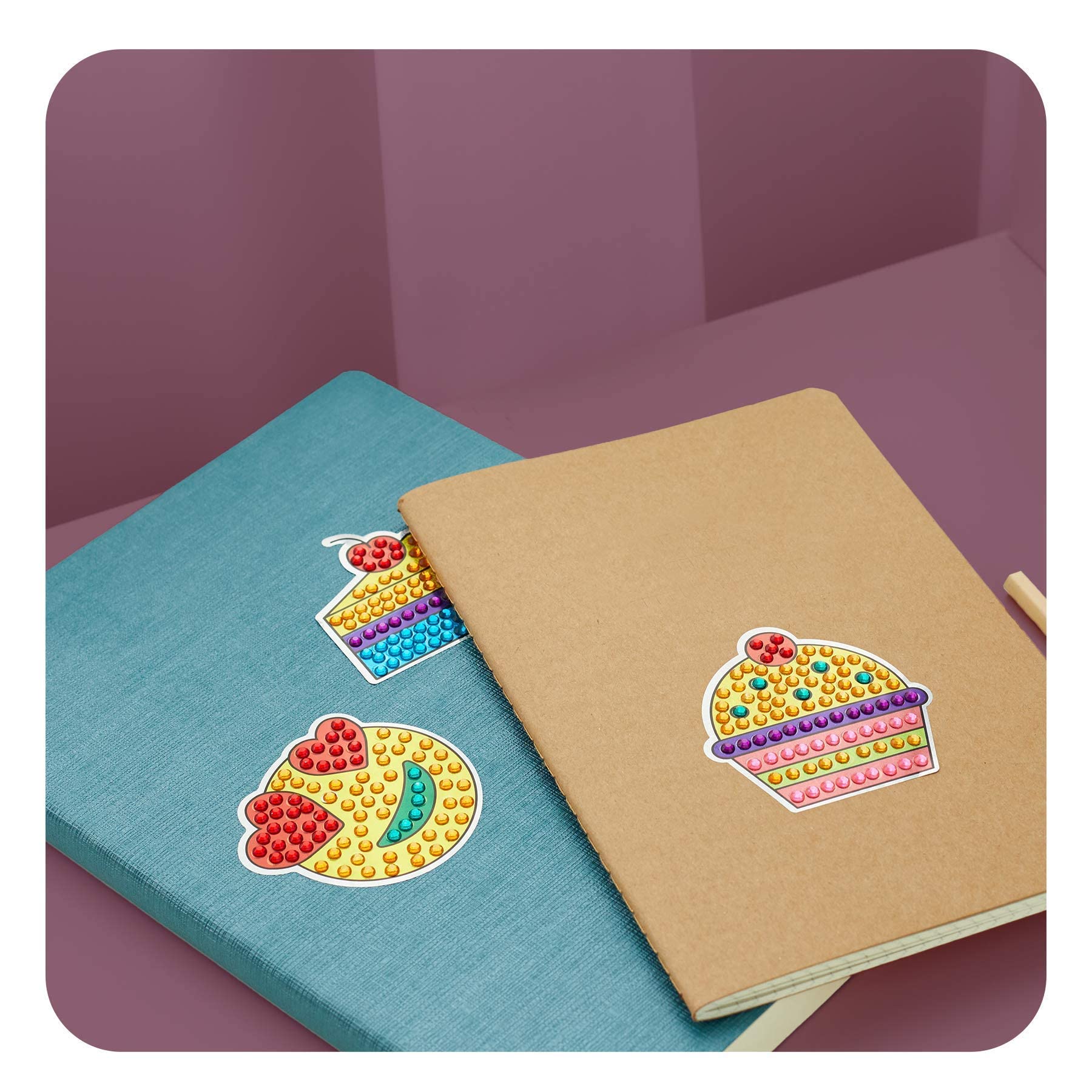 Dan&Darci Diamond Art Kit 3000+ gems offer rich color options for designs