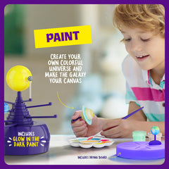Dan&Darci motorized orbit showcases planets rotating around the sun for visual learning.
