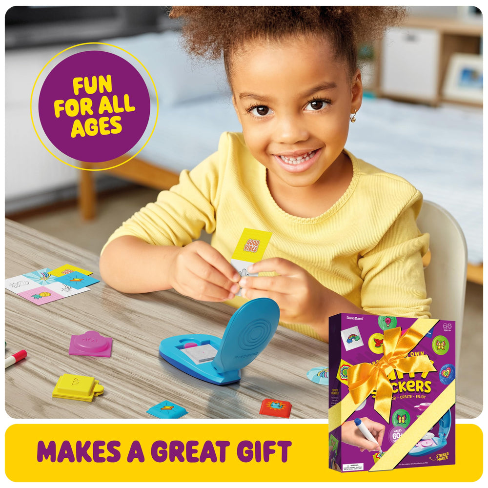 Dan&Darci foam padding fillers adding depth to puffy stickers.
