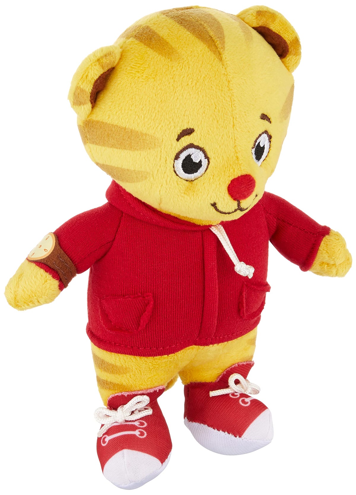 Daniel Tiger's Neighborhood 7-inch mini plush face close-up for cuddly comfort.