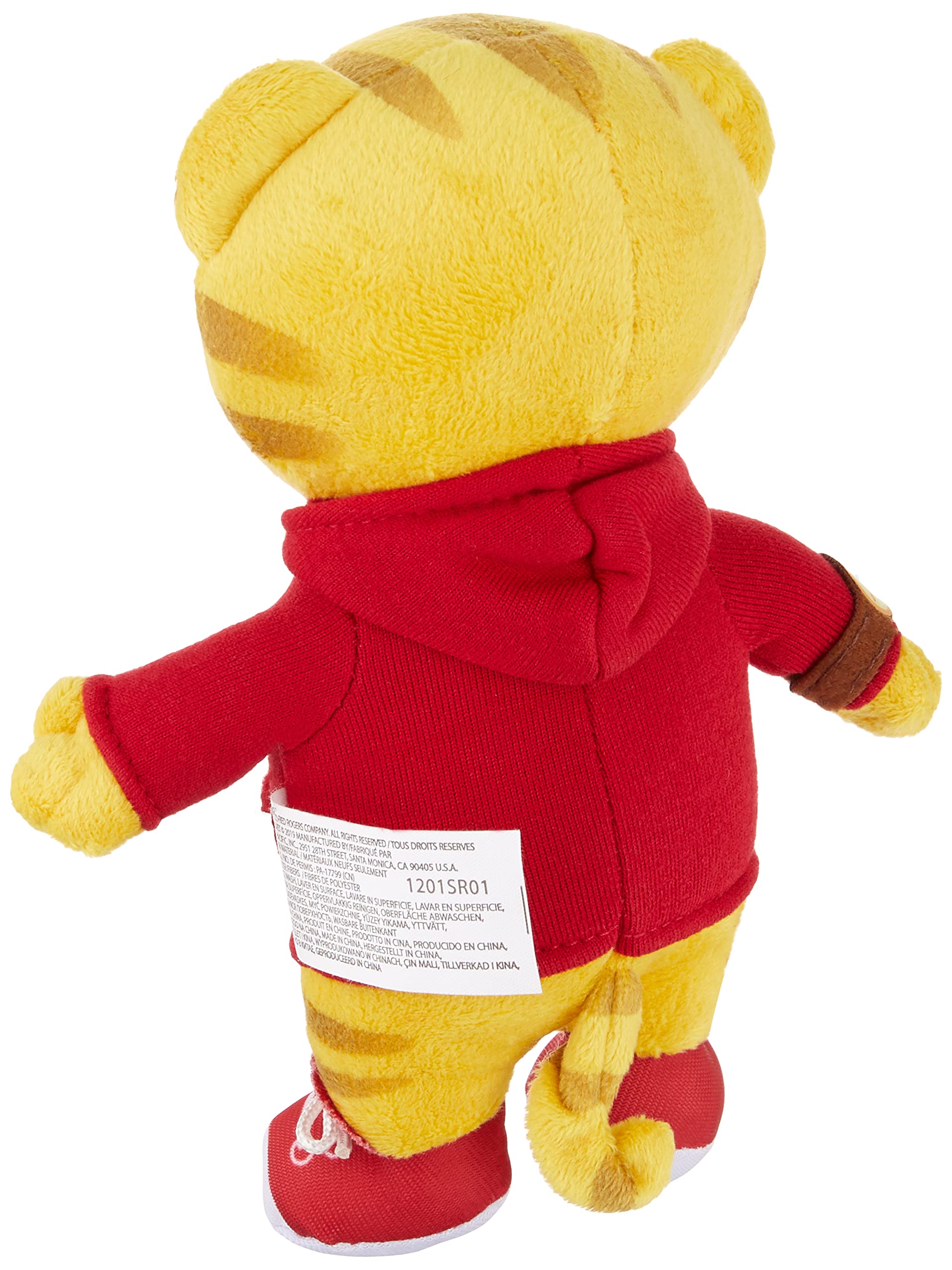 Daniel Tiger's Neighborhood mini plush with soft fur for cozy snuggles.