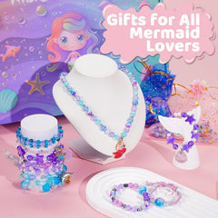 Danvren Easy-Clasp Beads with elastic string for simple crafting