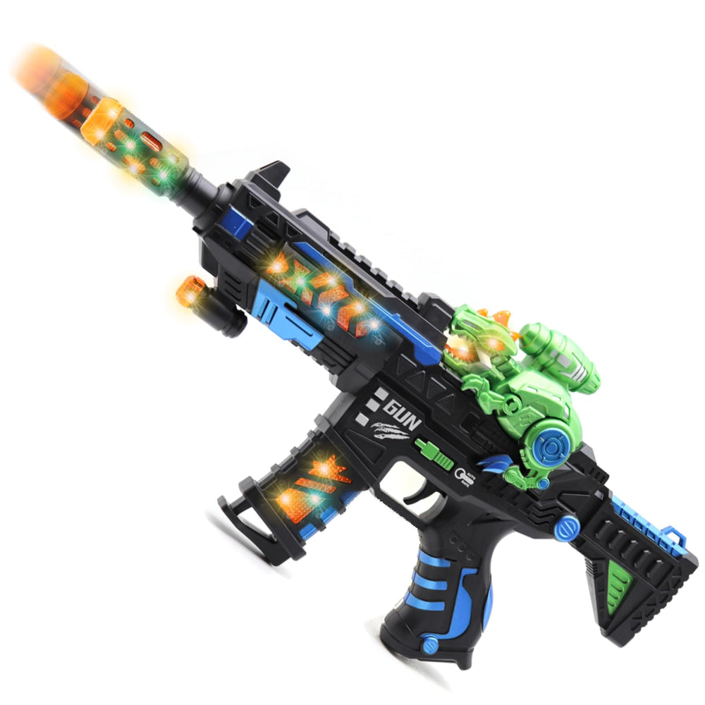 DaoDaoZhu dinosaur light-up toy gun with trigger action for imaginative play