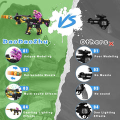 DaoDaoZhu toy gun ideal for indoor and outdoor adventures and costume play