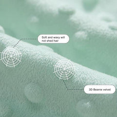 DAOLUAN fabric texture closeup, durable polyester blend designed for repeated hugs.