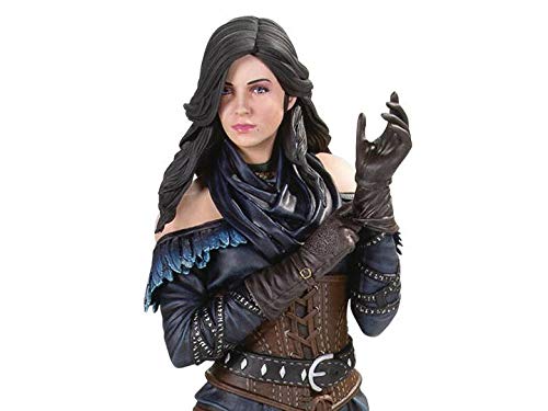 Dark Horse Deluxe Yennefer Series 2 figure on display stand, ideal centerpiece for Witcher shelves