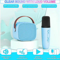 Darkant karaoke machine Bluetooth connection enables easy streaming from smartphones.