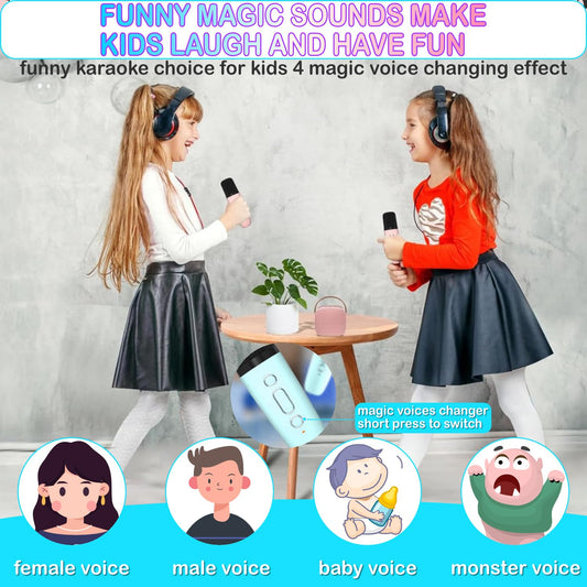 Darkant karaoke machine LED lights synchronize with music for festive evenings.