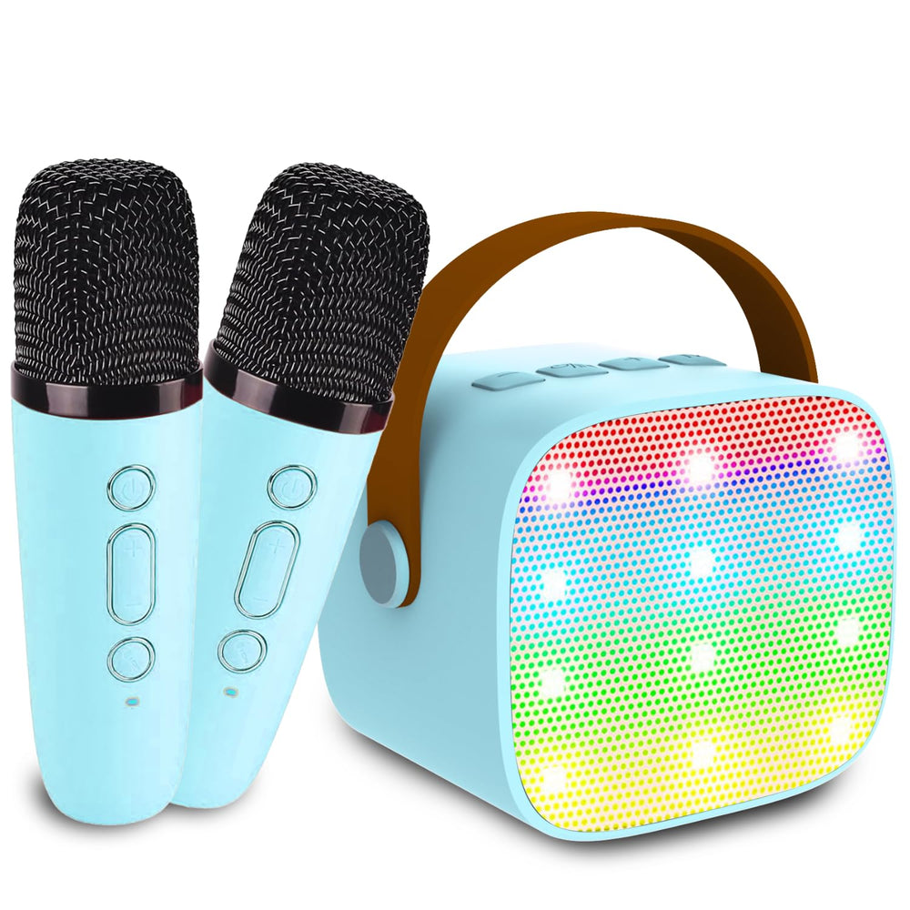 Darkant Kids Karaoke Machine front view for vibrant home parties and easy setup.