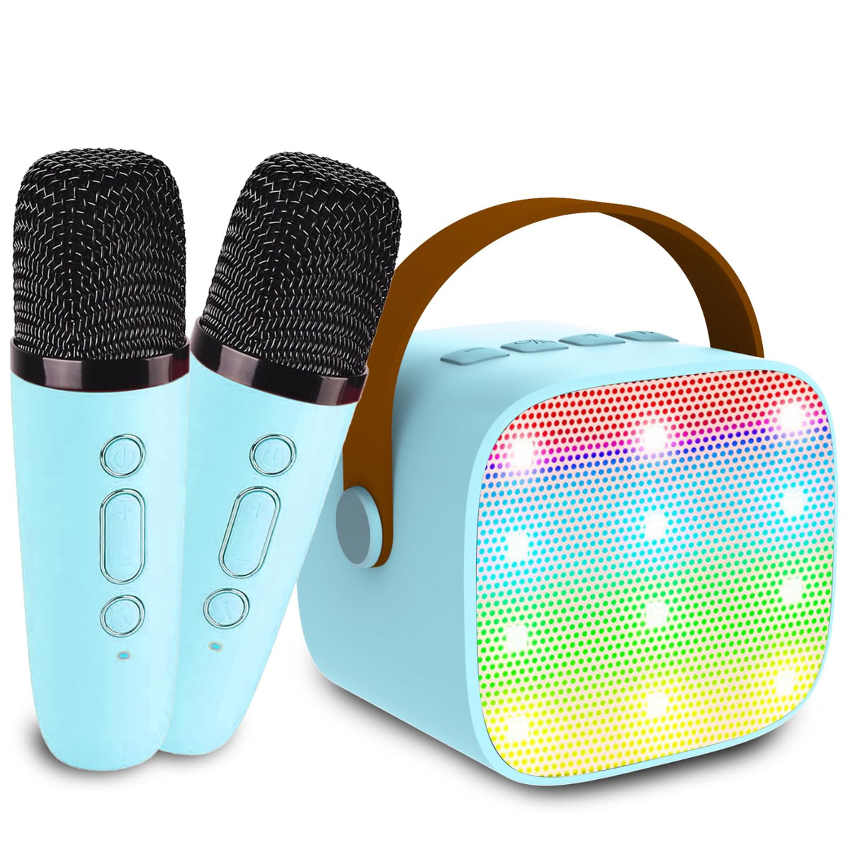 Darkant Kids Karaoke Machine front view for vibrant home parties and easy setup.
