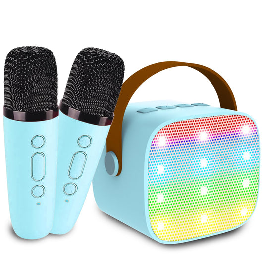 Darkant Kids Karaoke Machine front view for vibrant home parties and easy setup.
