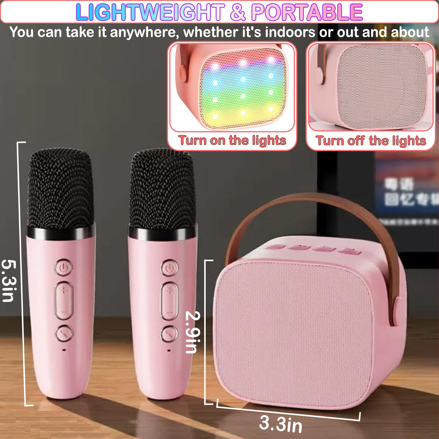 Darkant long-lasting battery supports hours of music.