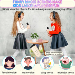 Darkant Mini Karaoke with two wireless microphones for family duets.