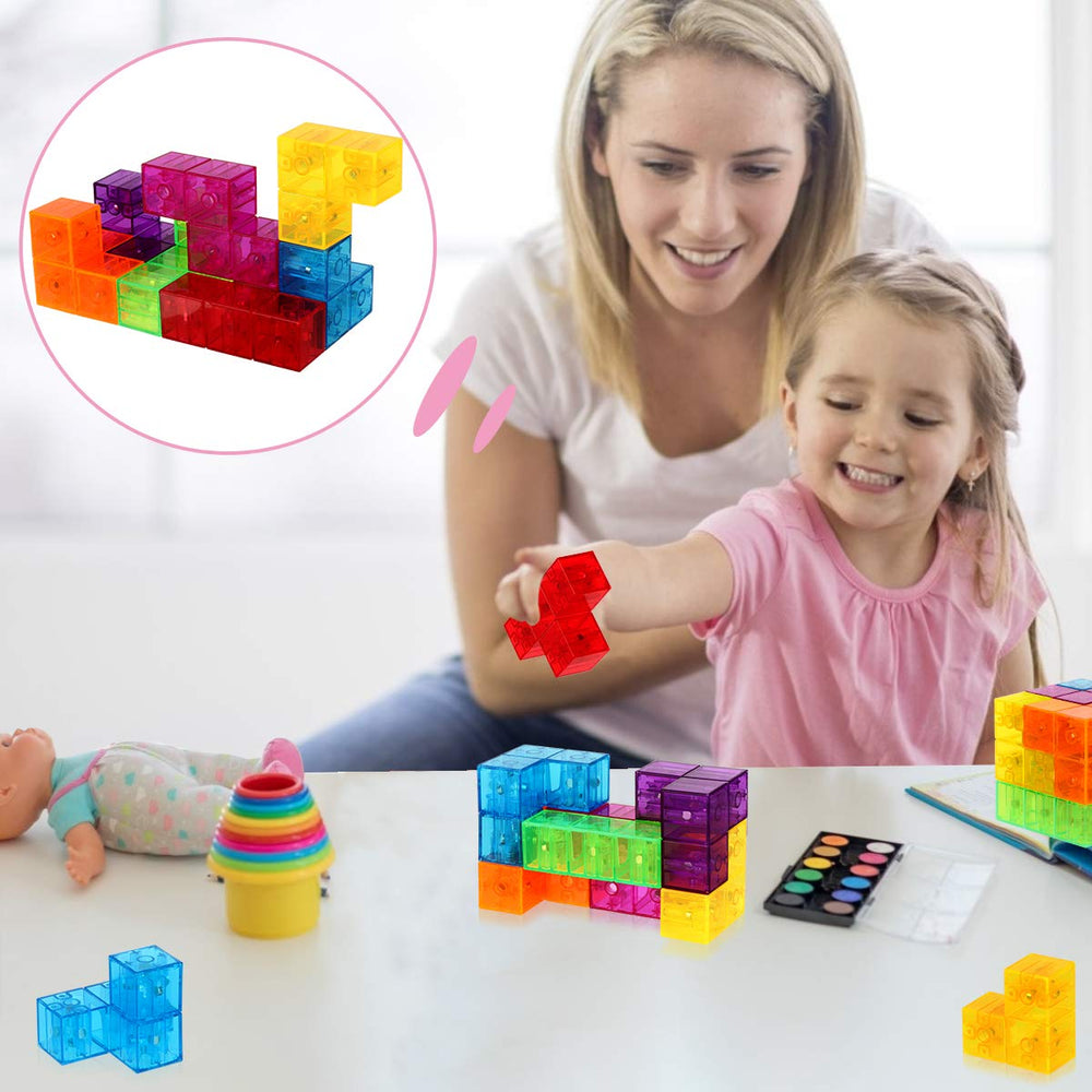 DASDAX Magic Magnetic 3D Cubes color palette aids color perception