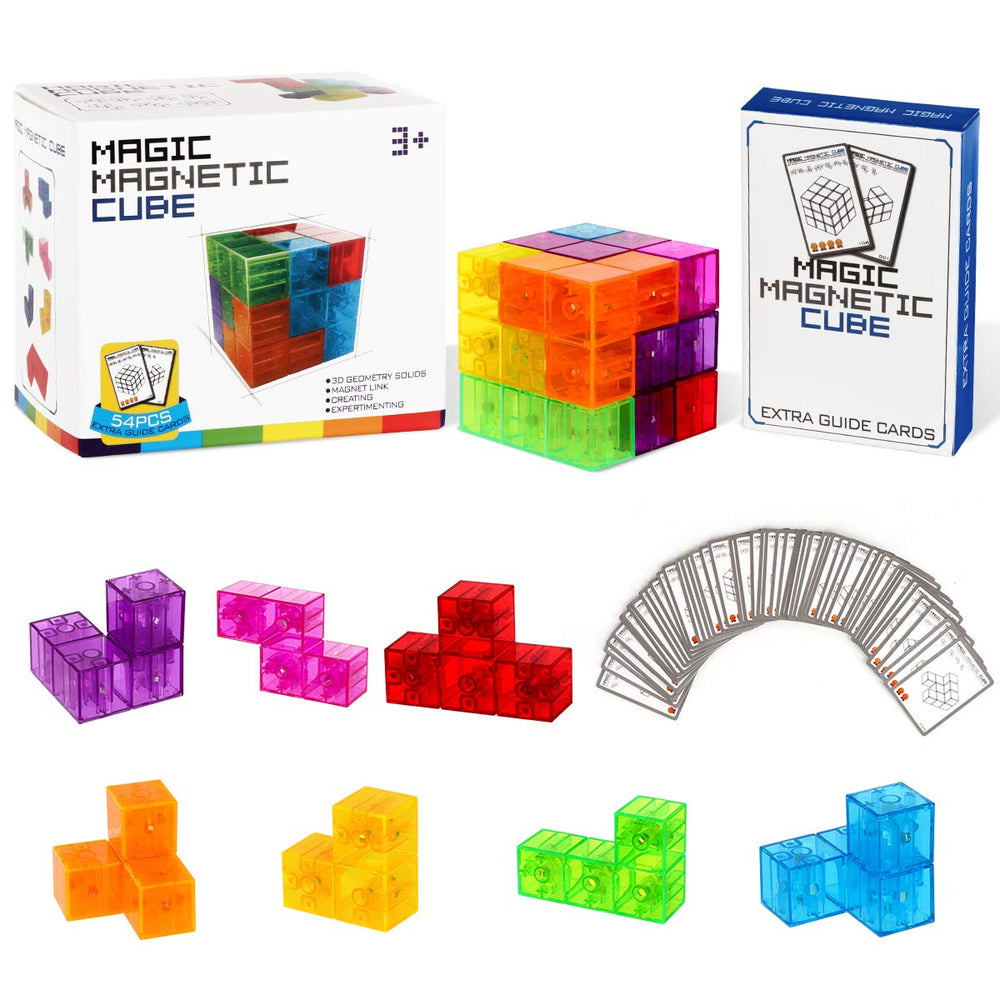 DASDAX Magnetic cubes portable storage case enables on-the-go play