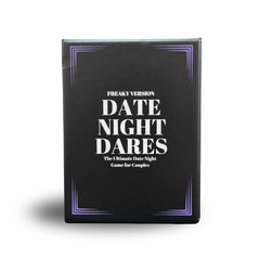 Date Night Dares 114-card pack showing spicy challenges for couples.