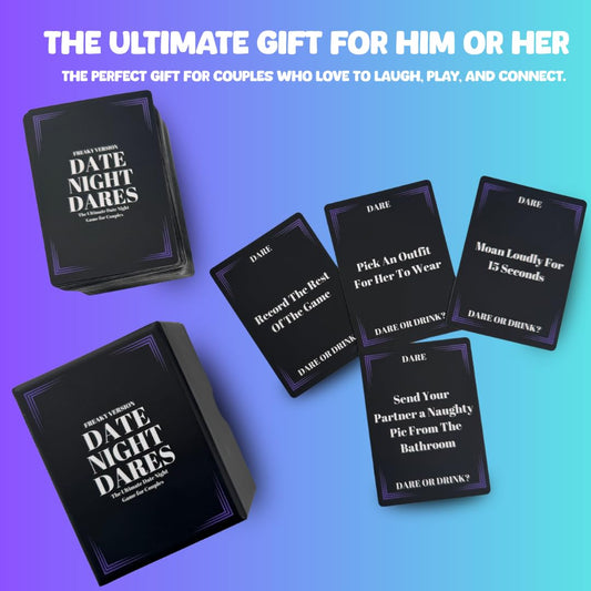 Date Night Dares dare or drink prompts sparking playful reveals.