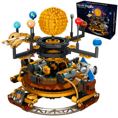 DaTengPin Spinning Solar System model shows Earth rotation and Moon orbit for hands-on astronomy.