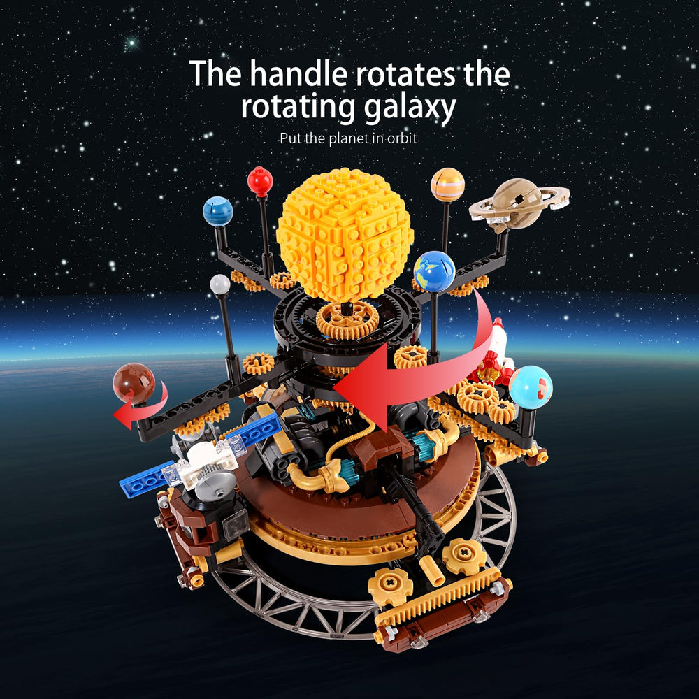 9-planet layout supports STEM exploration and orbital mechanics concepts.