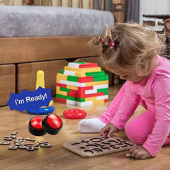 DAUH recordable button batteries included for immediate use.
