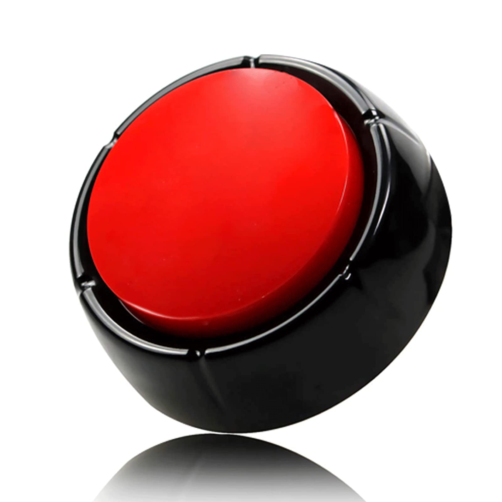 DAUH recordable button front view for compact desk use and quick messaging.