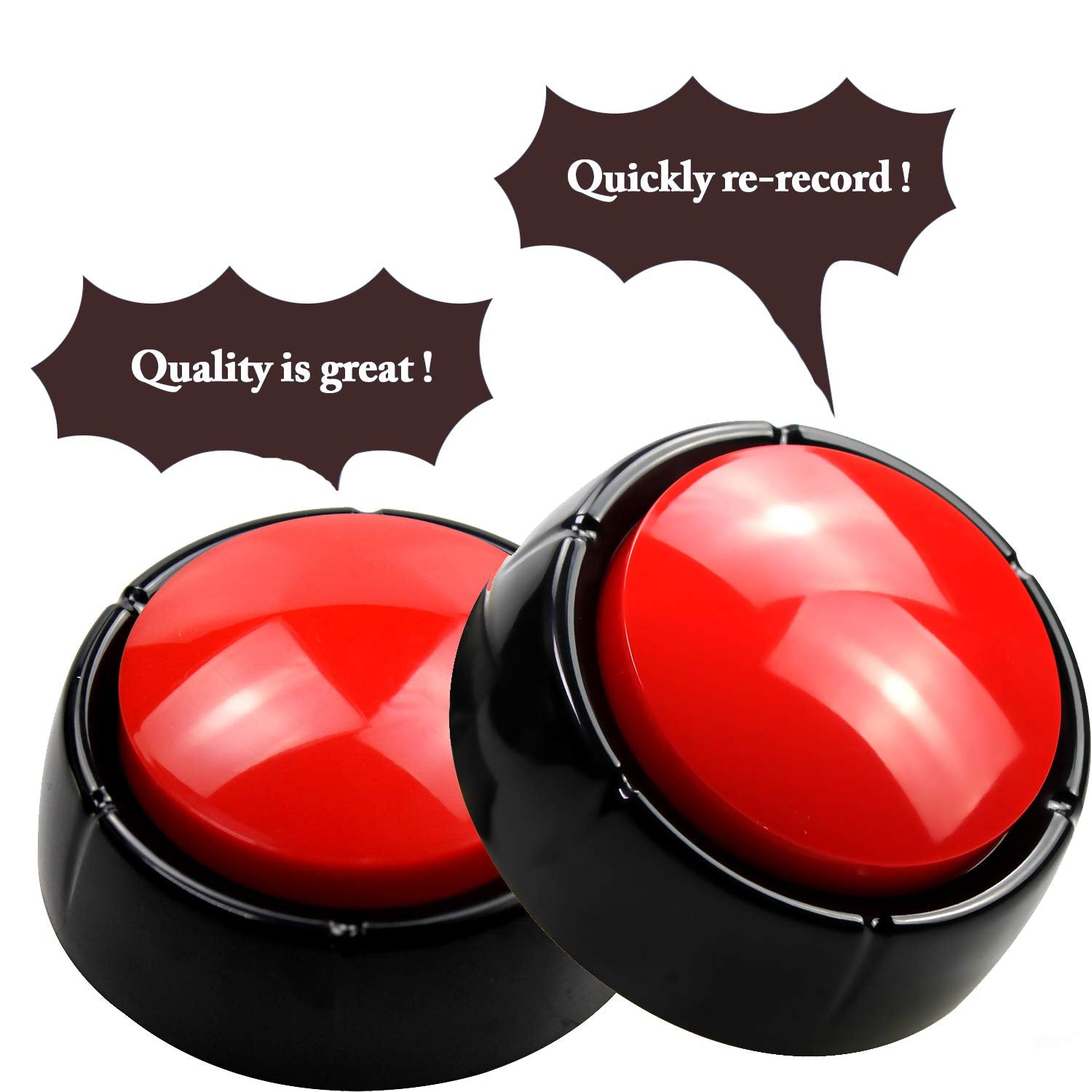 DAUH recordable button playback in PLAY mode for clear messages.