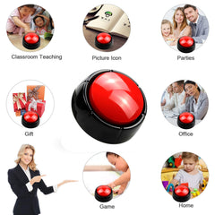 DAUH recordable button REC/PLAY panel demonstrates easy message recording.