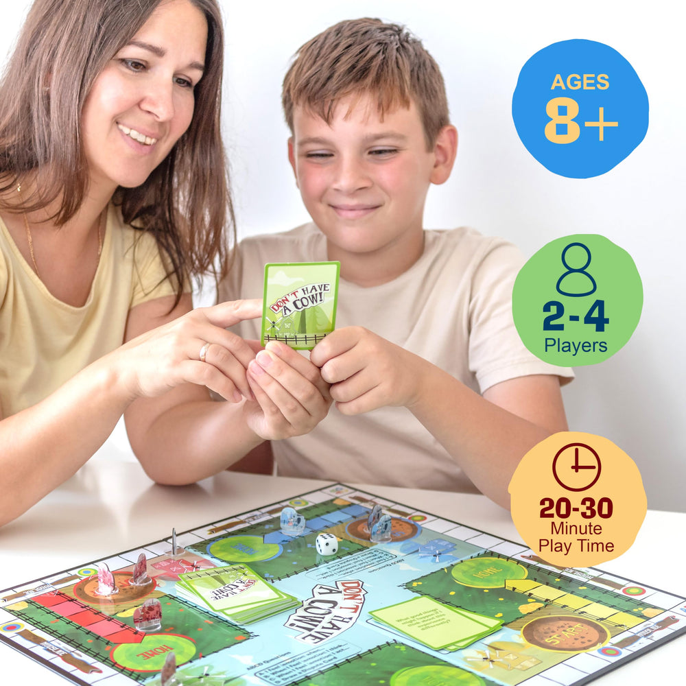 ABCD method cards guide kids through reflection steps in play sessions.