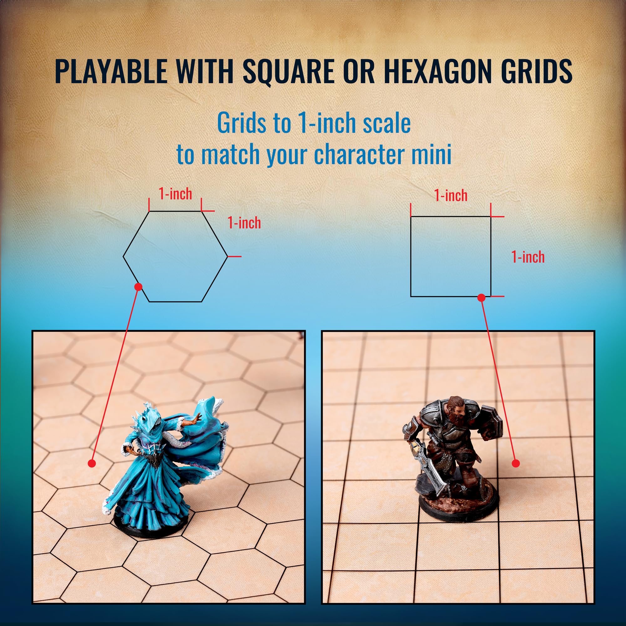 Da Vinci's Room square grid DND map for precise planning