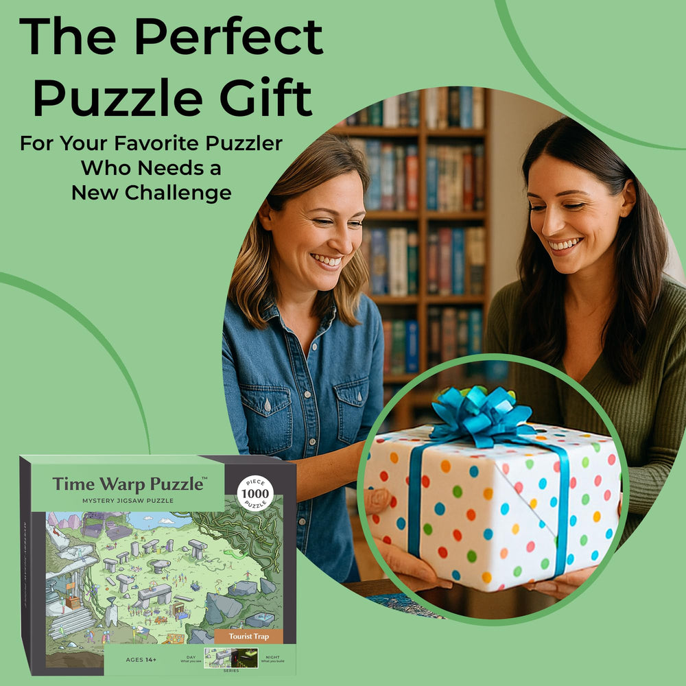 Da Vinci's Room Time Warp 1000-piece puzzle offers satisfying completion after a shifting scene.