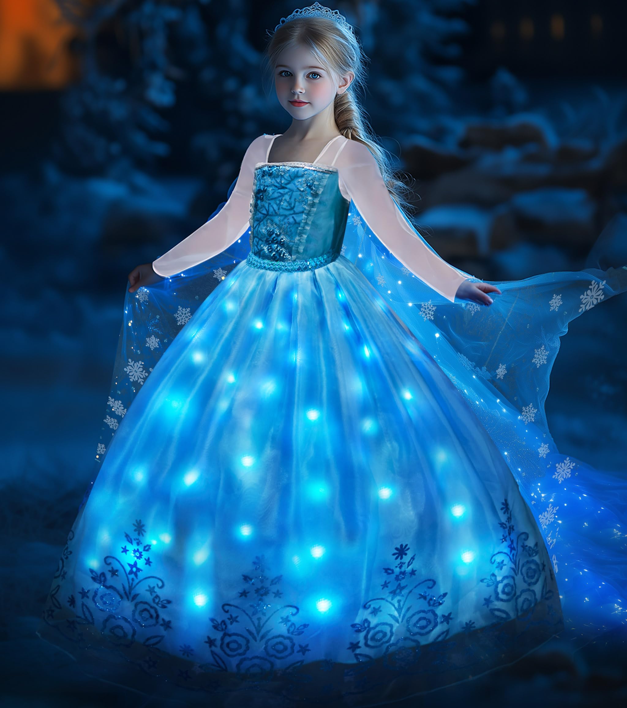 Complete Davvew accessory set enhances princess role-play and confidence.