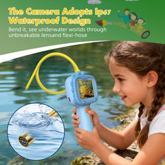 Daxiongmao endoscope is IP67 waterproof for pond and stream adventures.