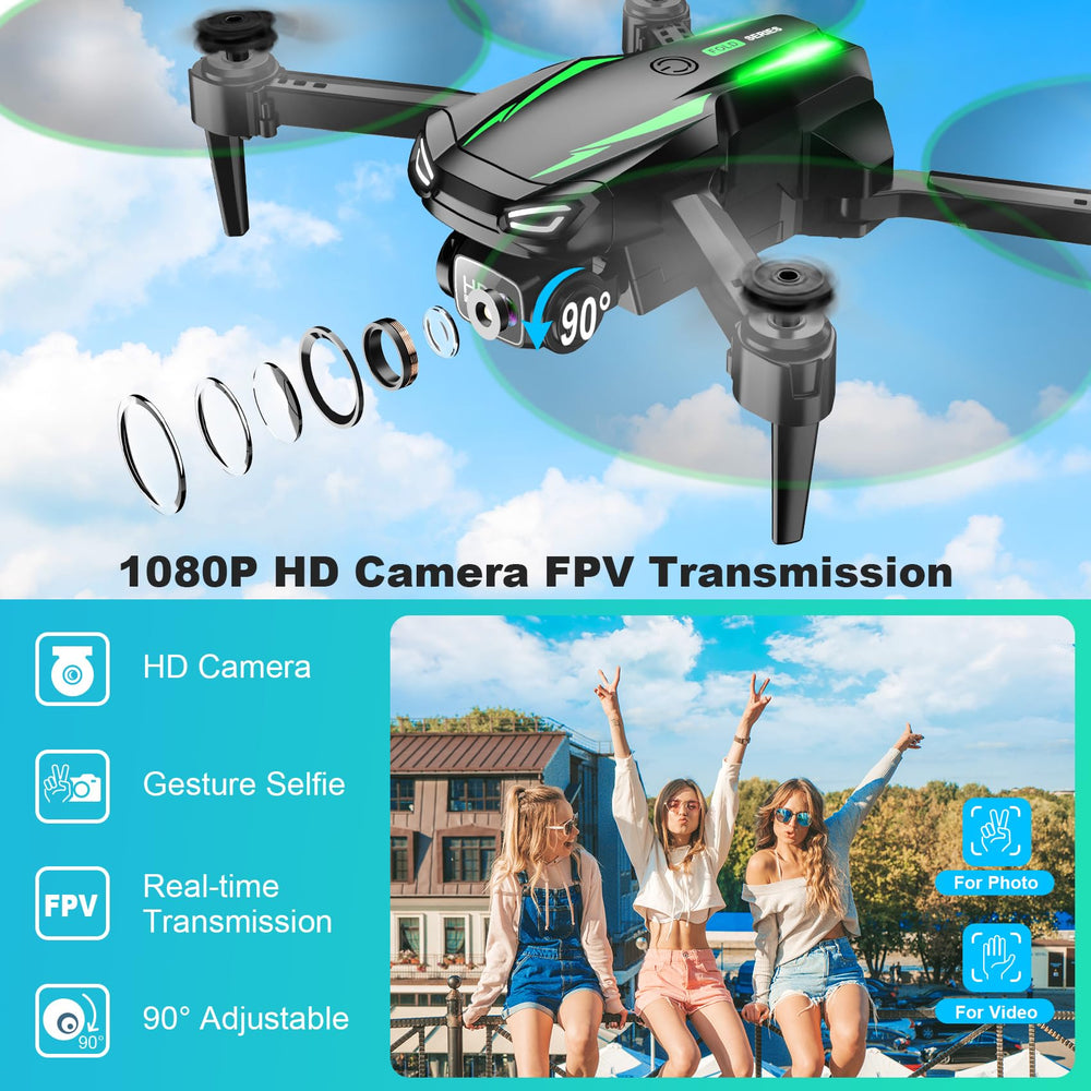 Dazlen foldable drone design is portable for travel and outdoor shoots.