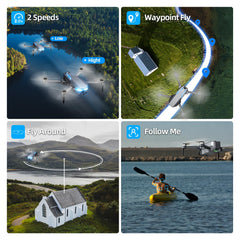 Dazlen drone with GPS Return to Home for safe recovery
