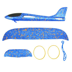 DC-BEAUTIFUL yellow throwing plane built with durable foam for safe fun