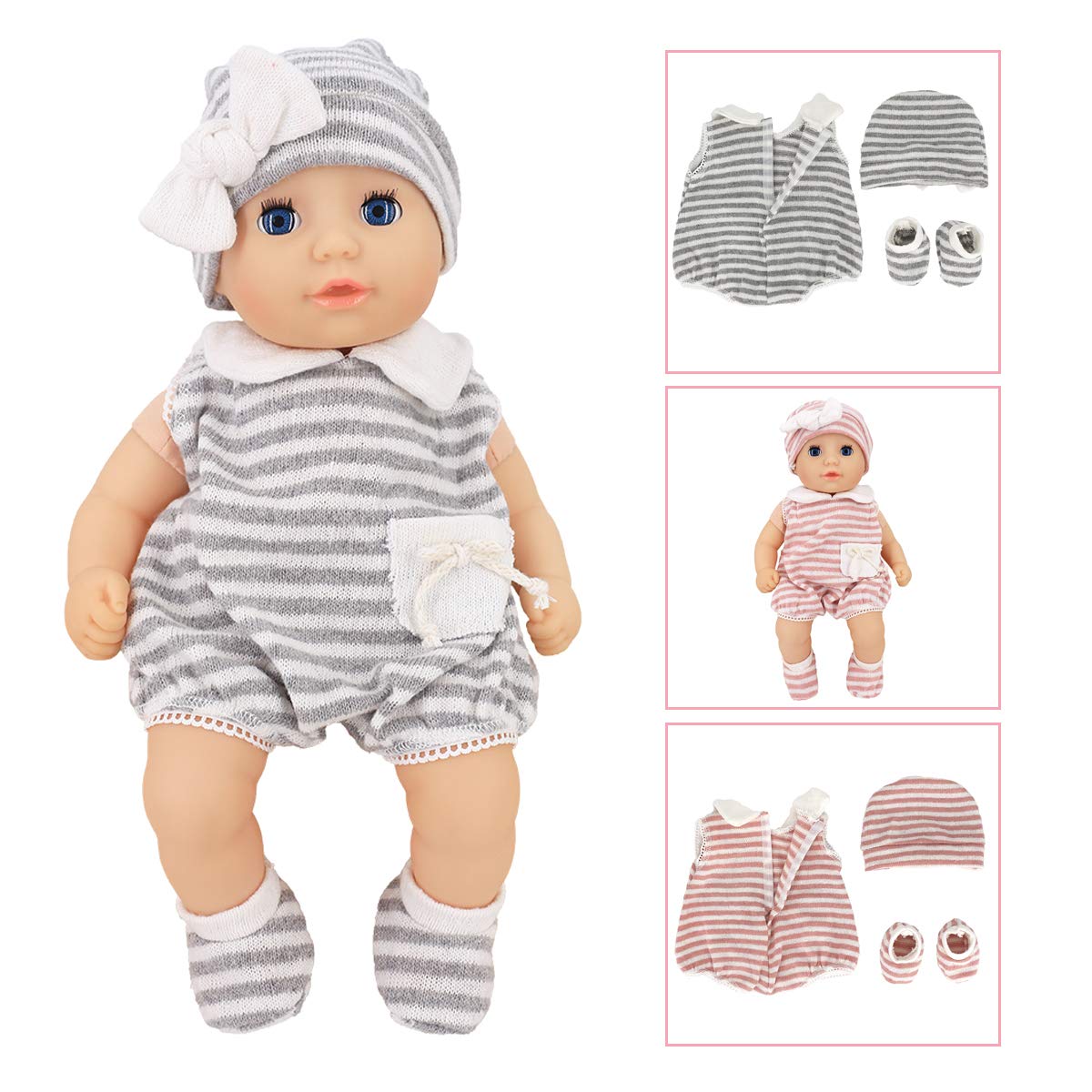 DC-BEAUTIFUL doll socks adding cozy warmth to 14–18 inch outfits