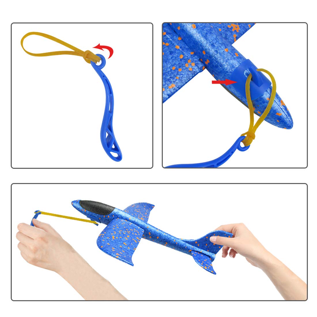 DC-BEAUTIFUL rubber string launch accessory helping planes rise higher