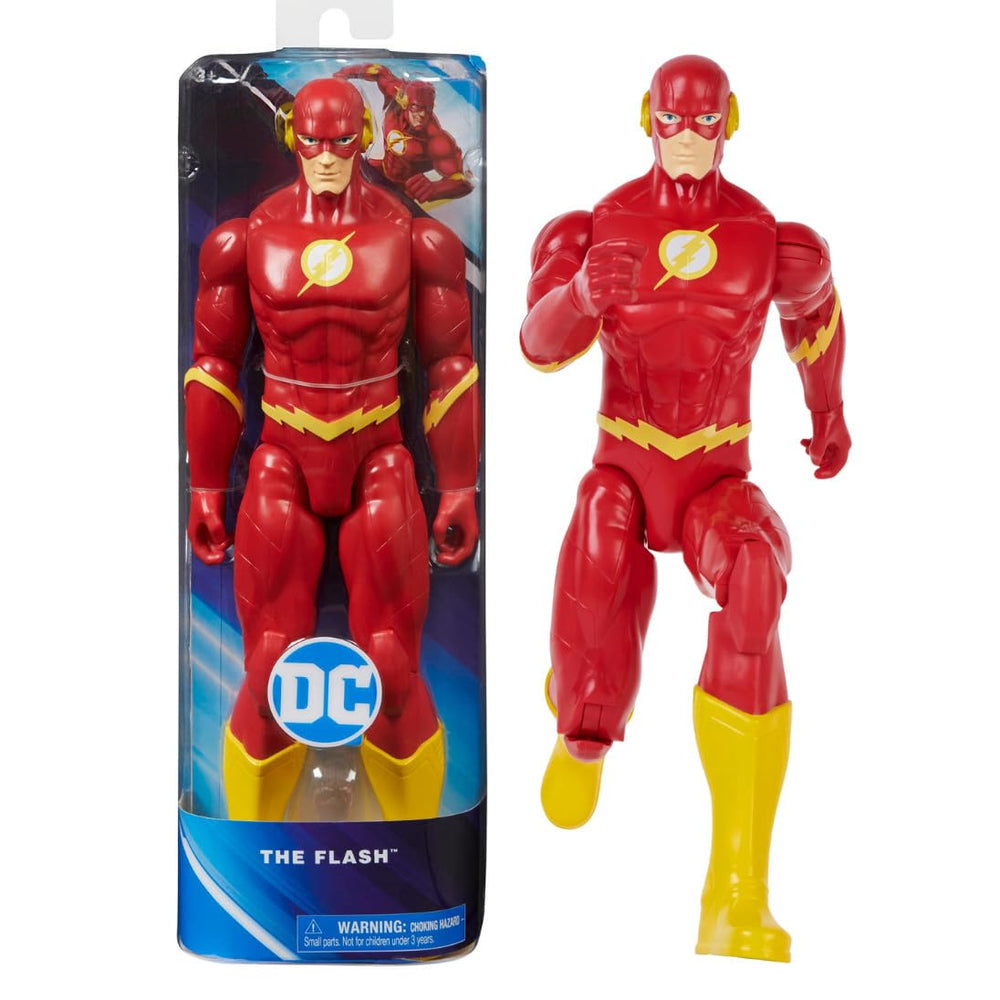 DC Comics The Flash 12-inch action figure packaging image for catalog listing.