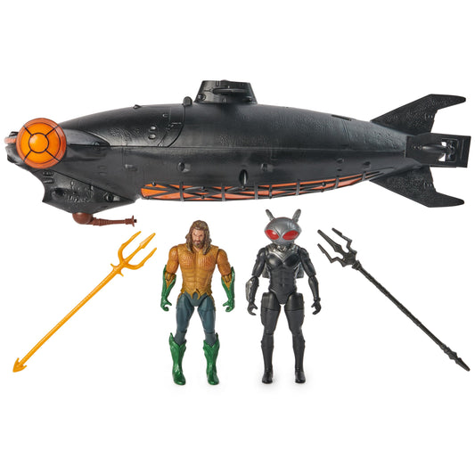 DC Comics Aquaman vs Black Manta figures set for imaginative play