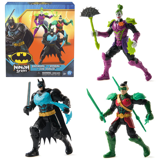 DC Comics Batman Ninja Strike 6in figure in dynamic ninja pose for action play