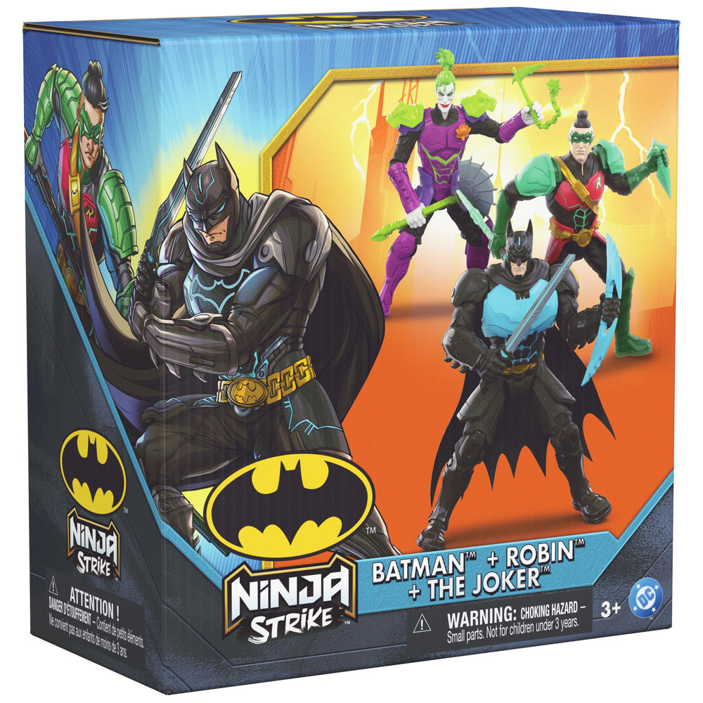 DC Comics Batman Ninja Strike 6in battle set packaging image