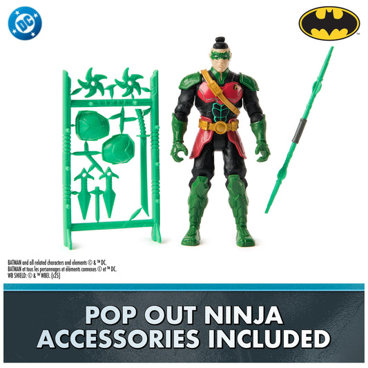 DC Comics Batman Ninja Strike 6in Robin figure ready for imaginative battles