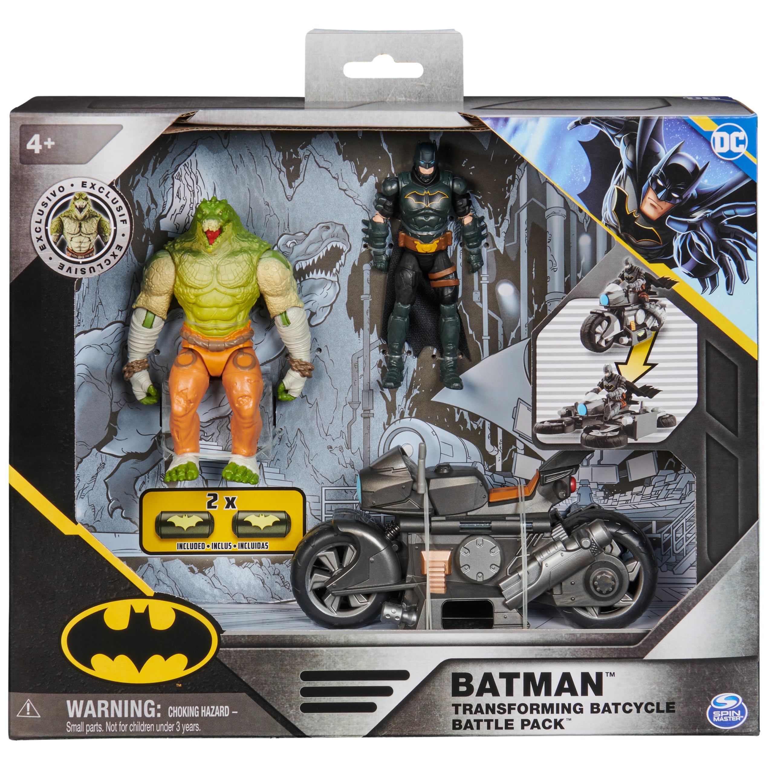 DC Comics Killer Croc 4-inch figure included for intense battles