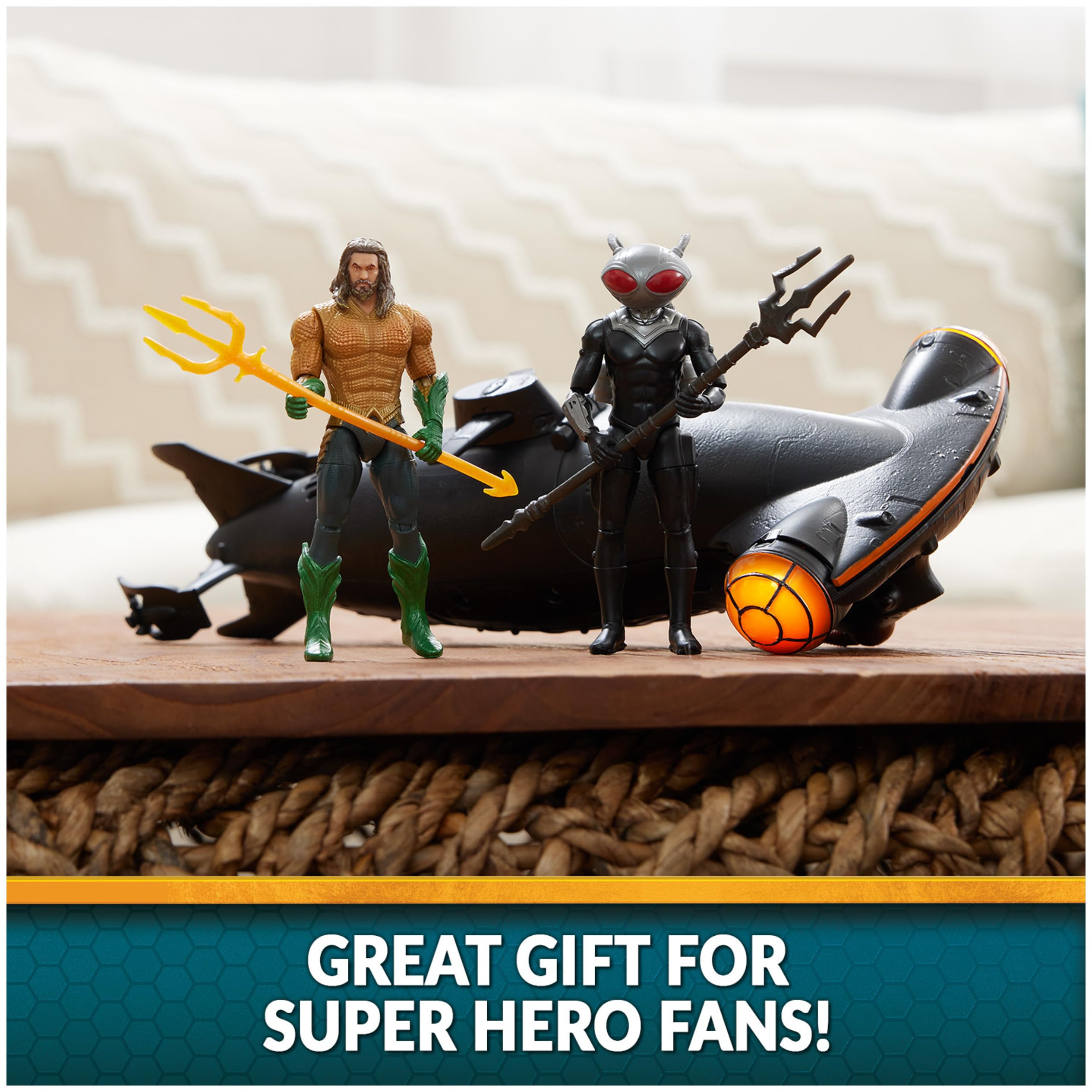 Movie-styled detailing for authentic DC action