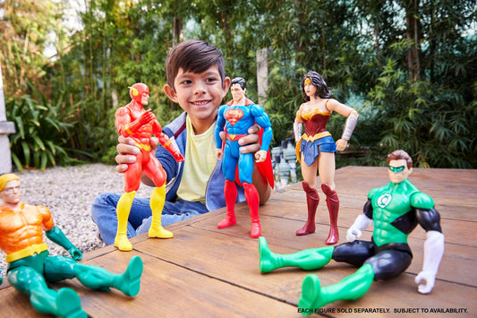 DC Comics The Flash 12-inch figure in pose for imaginative adventures and display.